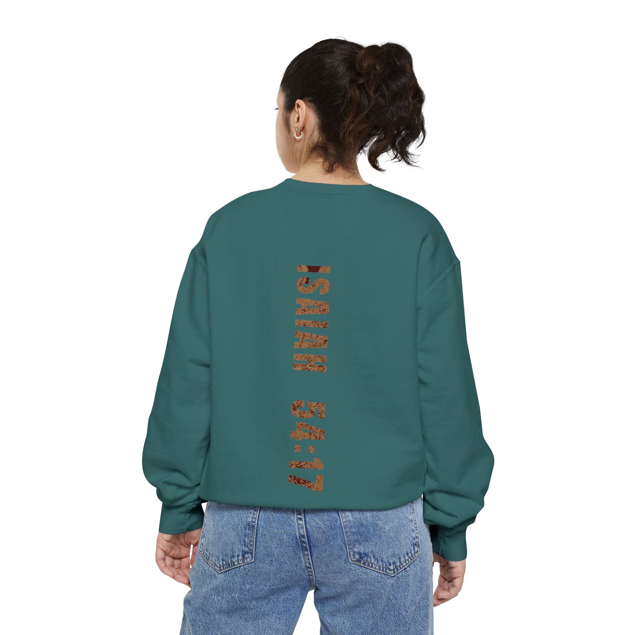 No Weapon Formed Shall Prosper Isaiah 54:17 Crewneck