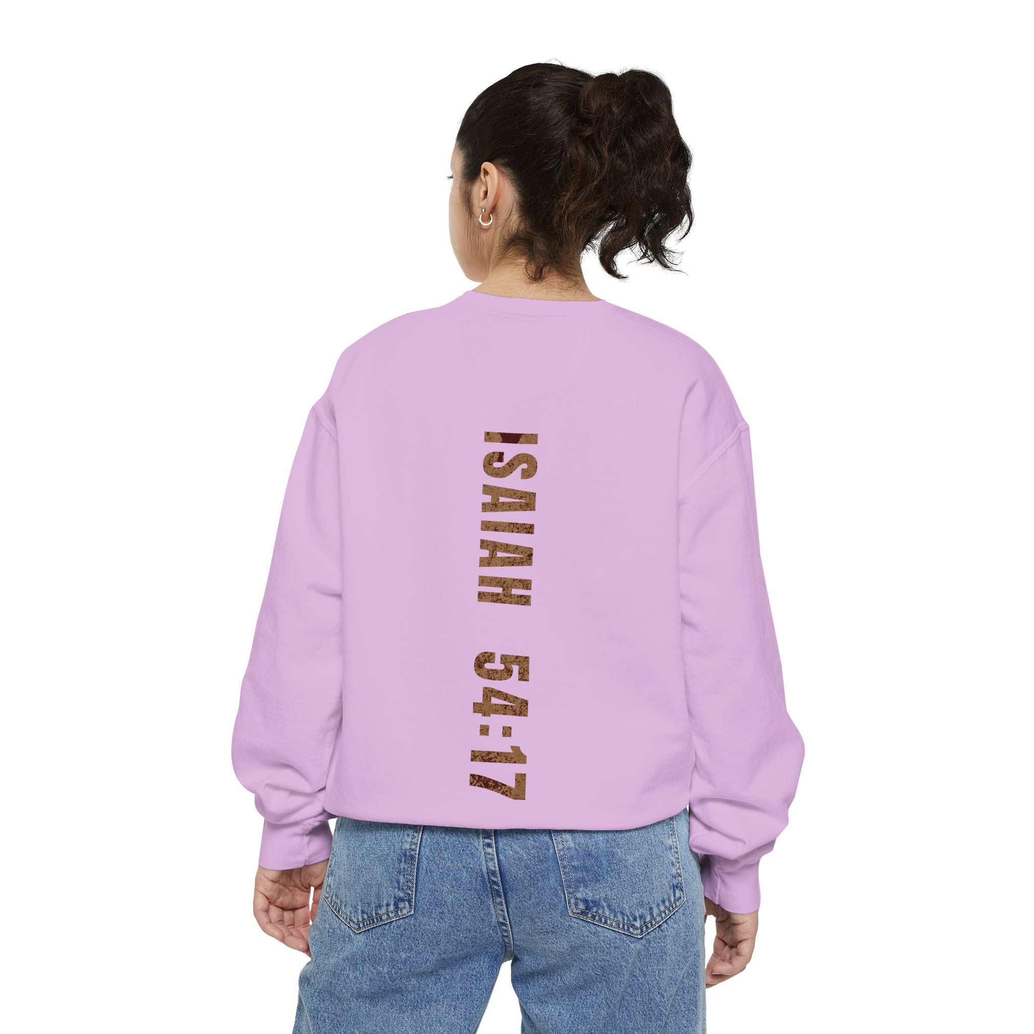 No Weapon Formed Shall Prosper Isaiah 54:17 Crewneck