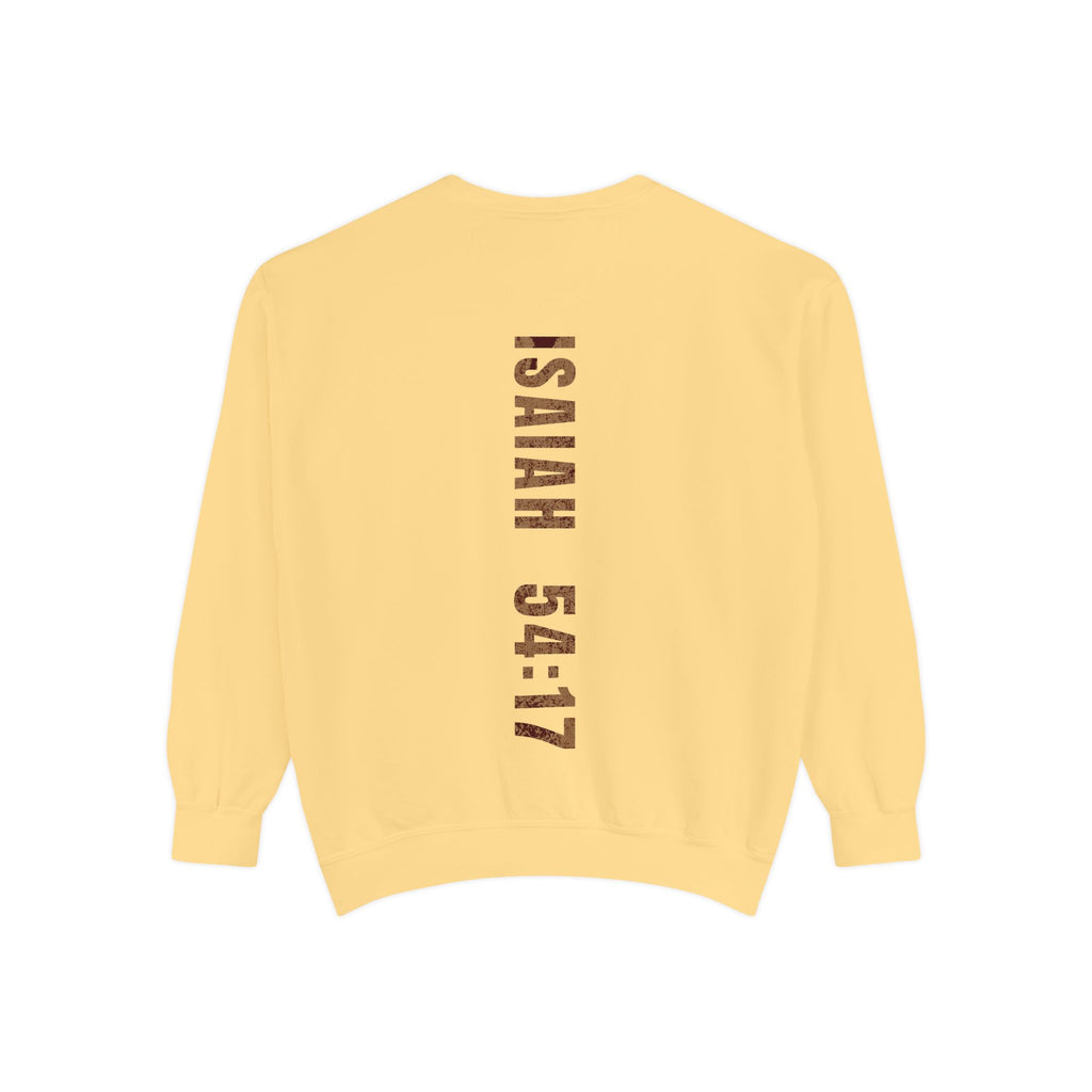 No Weapon Formed Shall Prosper Isaiah 54:17 Crewneck
