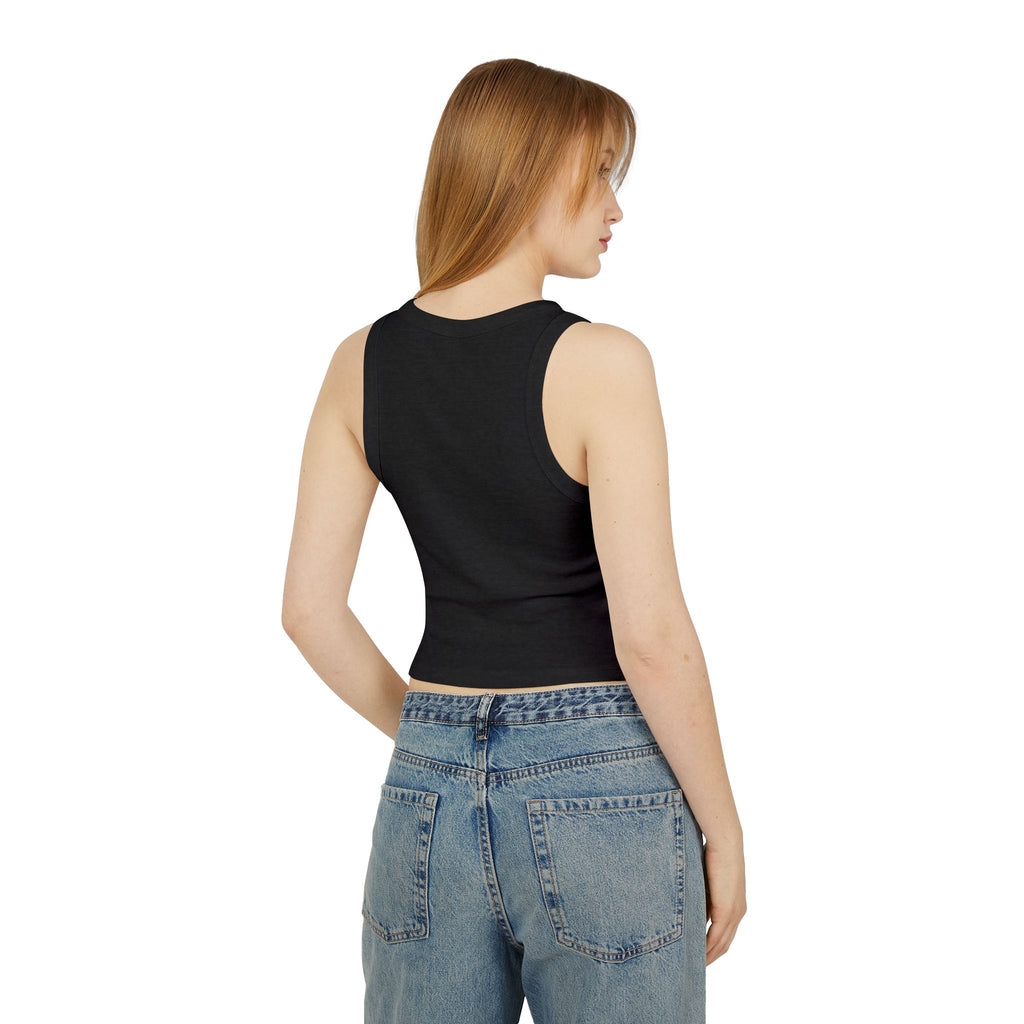"Kind Words Are Like Honey" Women's Crop Racer Tank