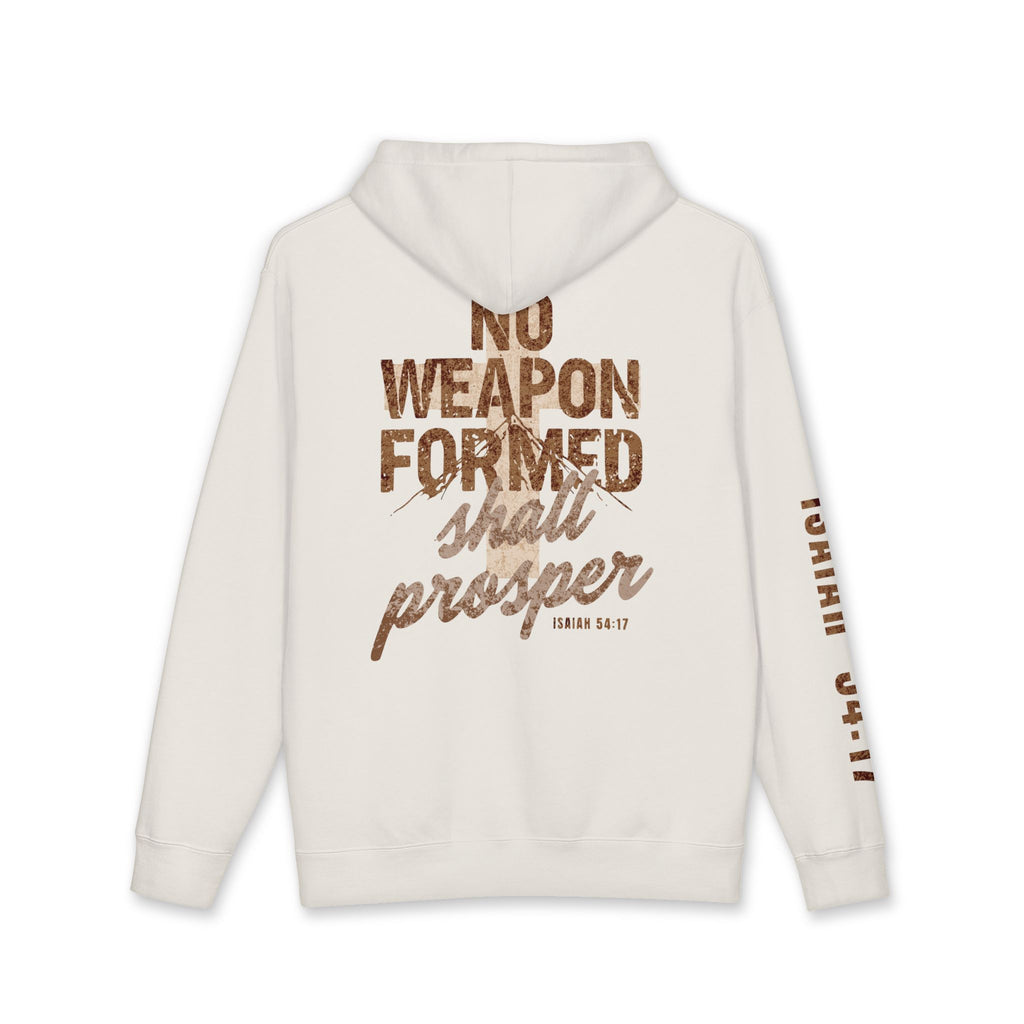 Hoodie — "No Weapon Formed Shall Prosper" Isaiah 54:17