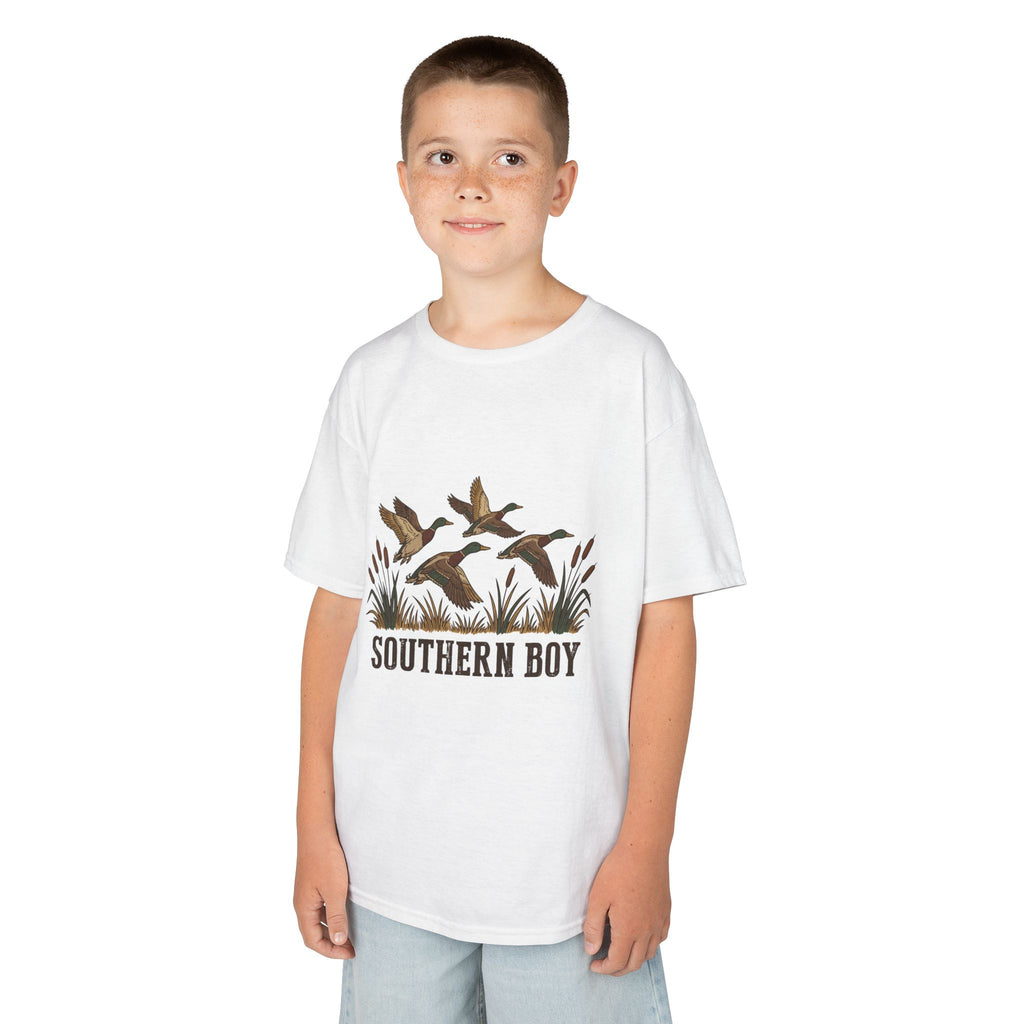 Kids Tee - "Southern Boy" Duck Hunting Graphic