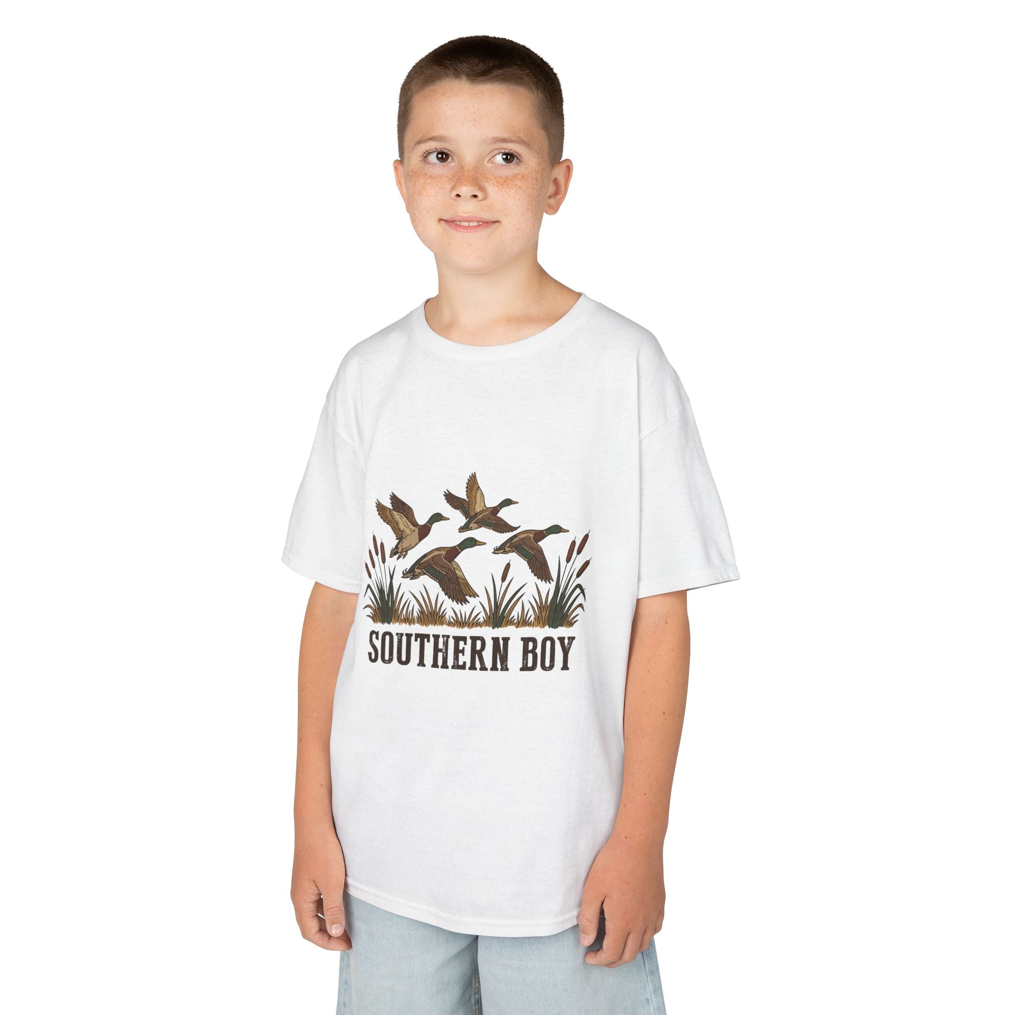 Kids Tee - "Southern Boy" Duck Hunting Graphic