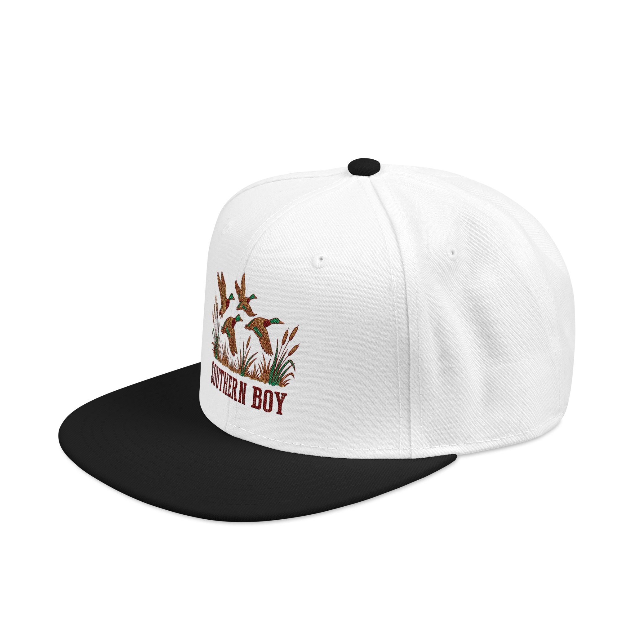 Embroidered Fiery Crown Snapback Hat — 'King of Joy' Streetwear Cap