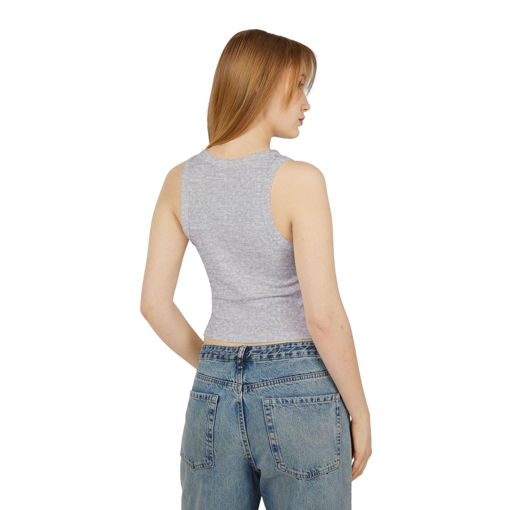 "Kind Words Are Like Honey" Women's Crop Racer Tank