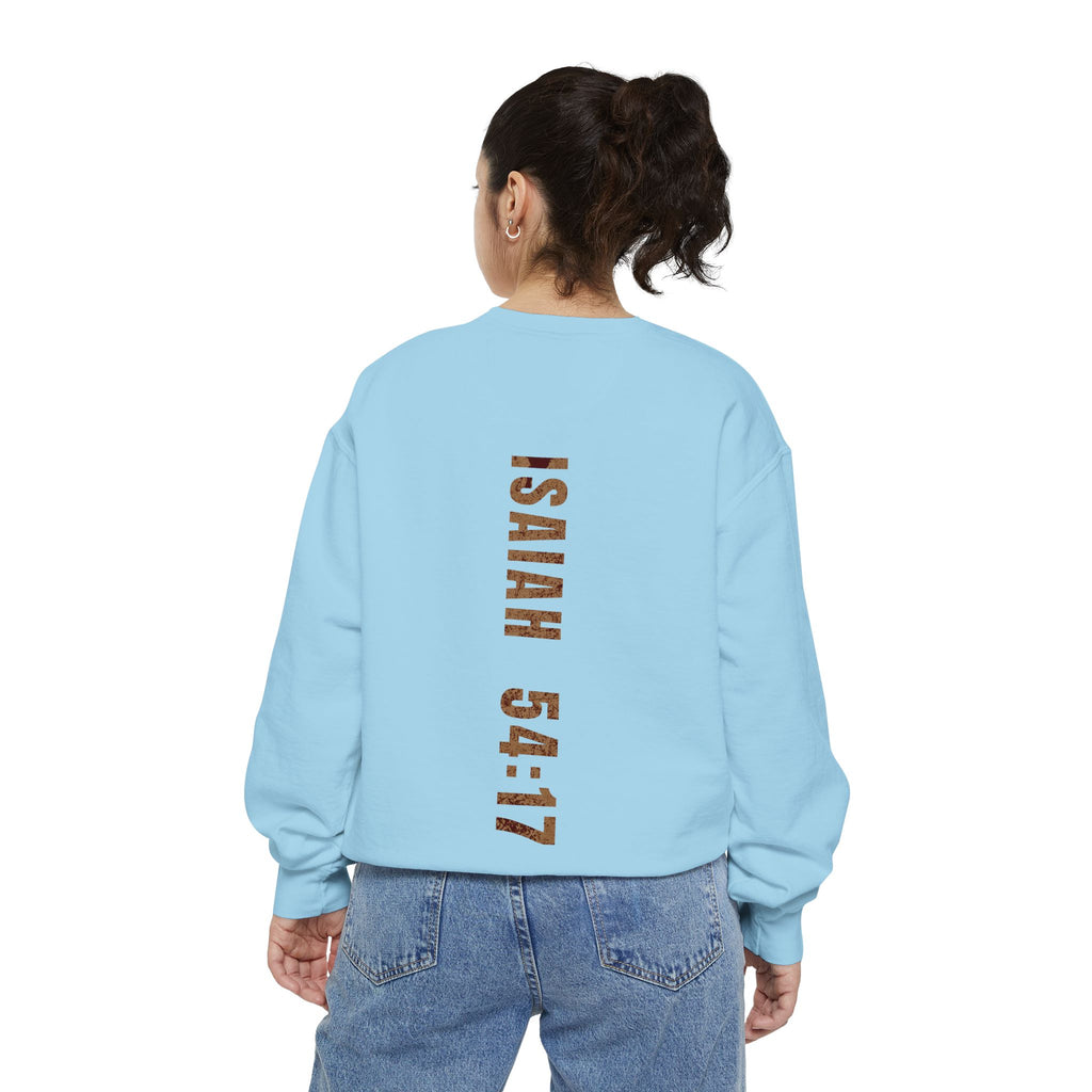 No Weapon Formed Shall Prosper Isaiah 54:17 Crewneck