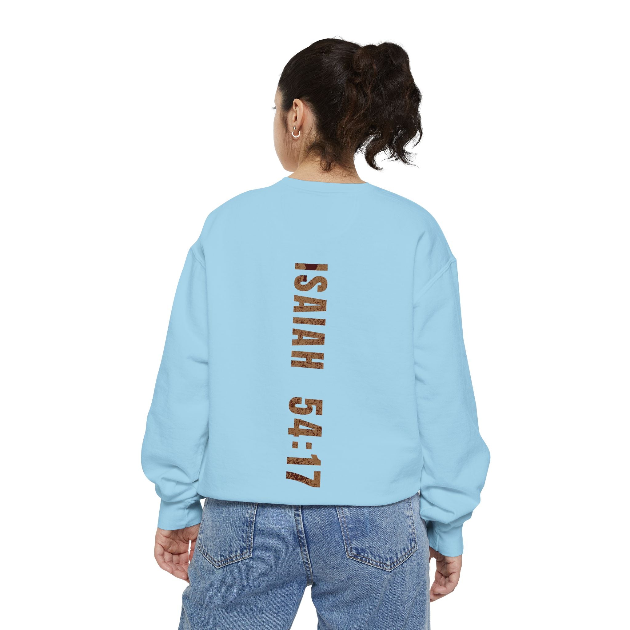 No Weapon Formed Shall Prosper Isaiah 54:17 Crewneck