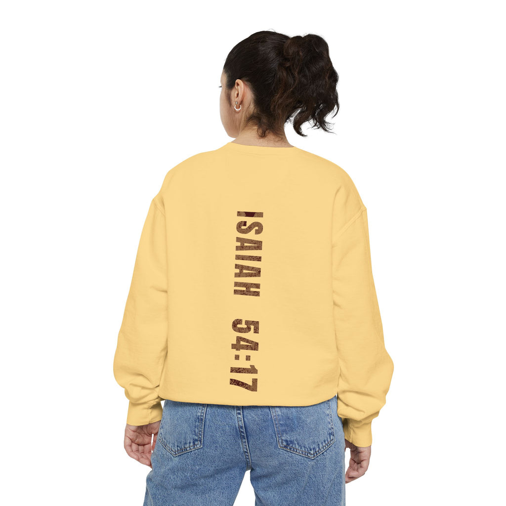 No Weapon Formed Shall Prosper Isaiah 54:17 Crewneck