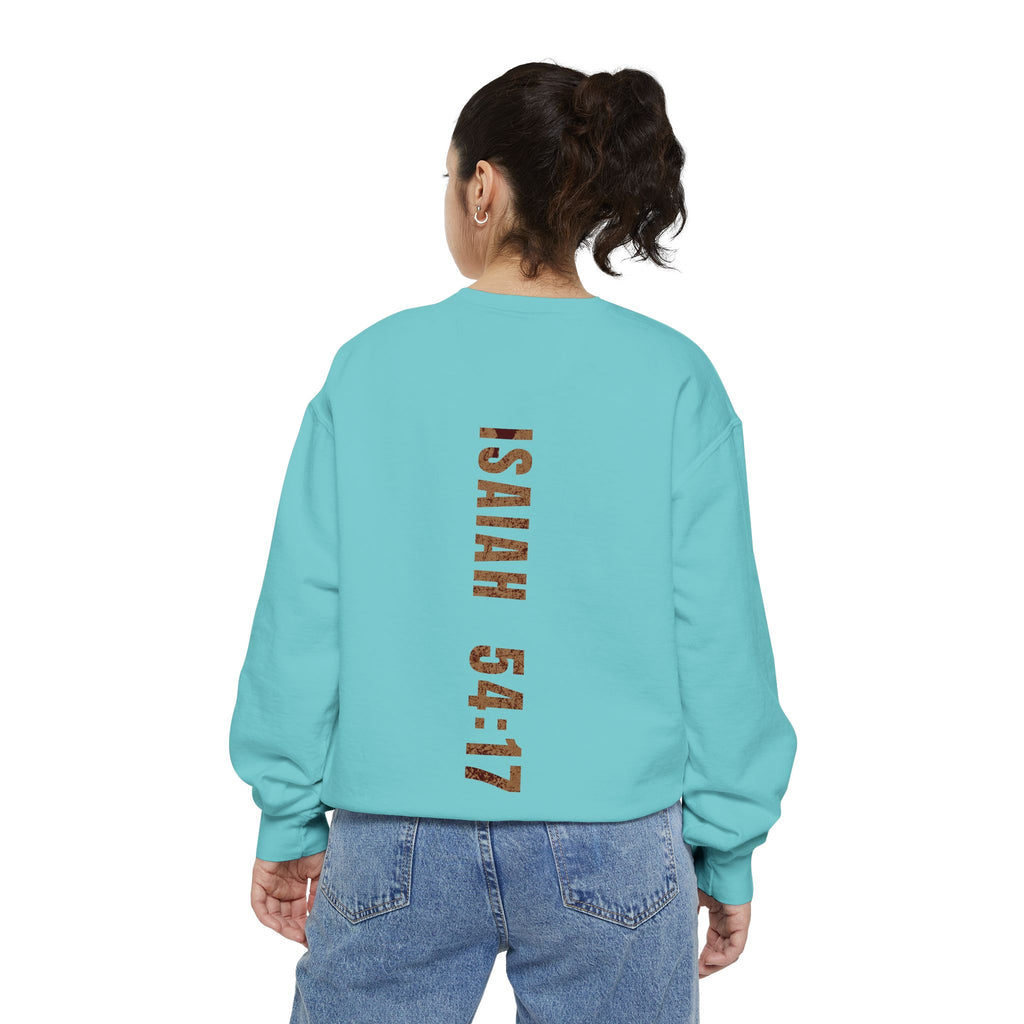 No Weapon Formed Shall Prosper Isaiah 54:17 Crewneck
