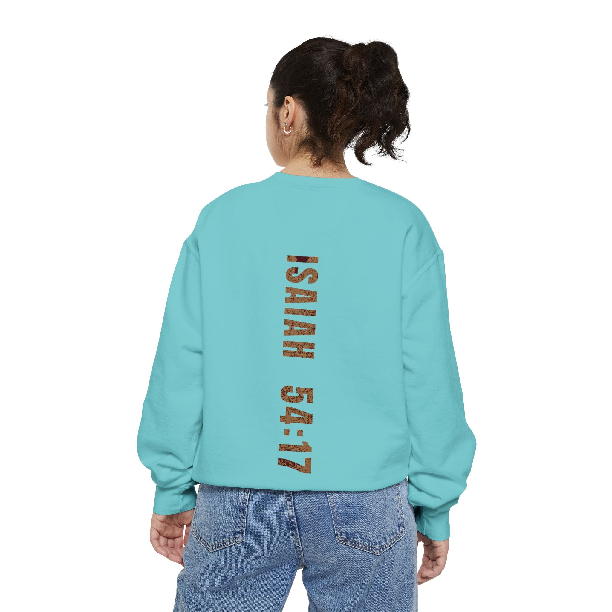 No Weapon Formed Shall Prosper Isaiah 54:17 Crewneck