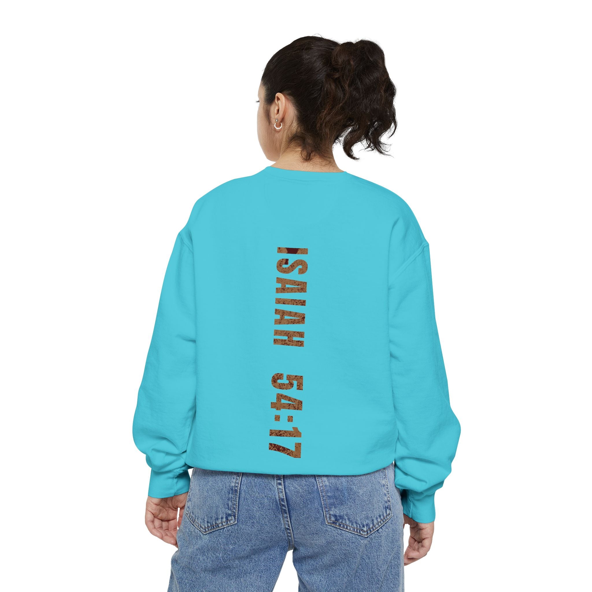 No Weapon Formed Shall Prosper Isaiah 54:17 Crewneck