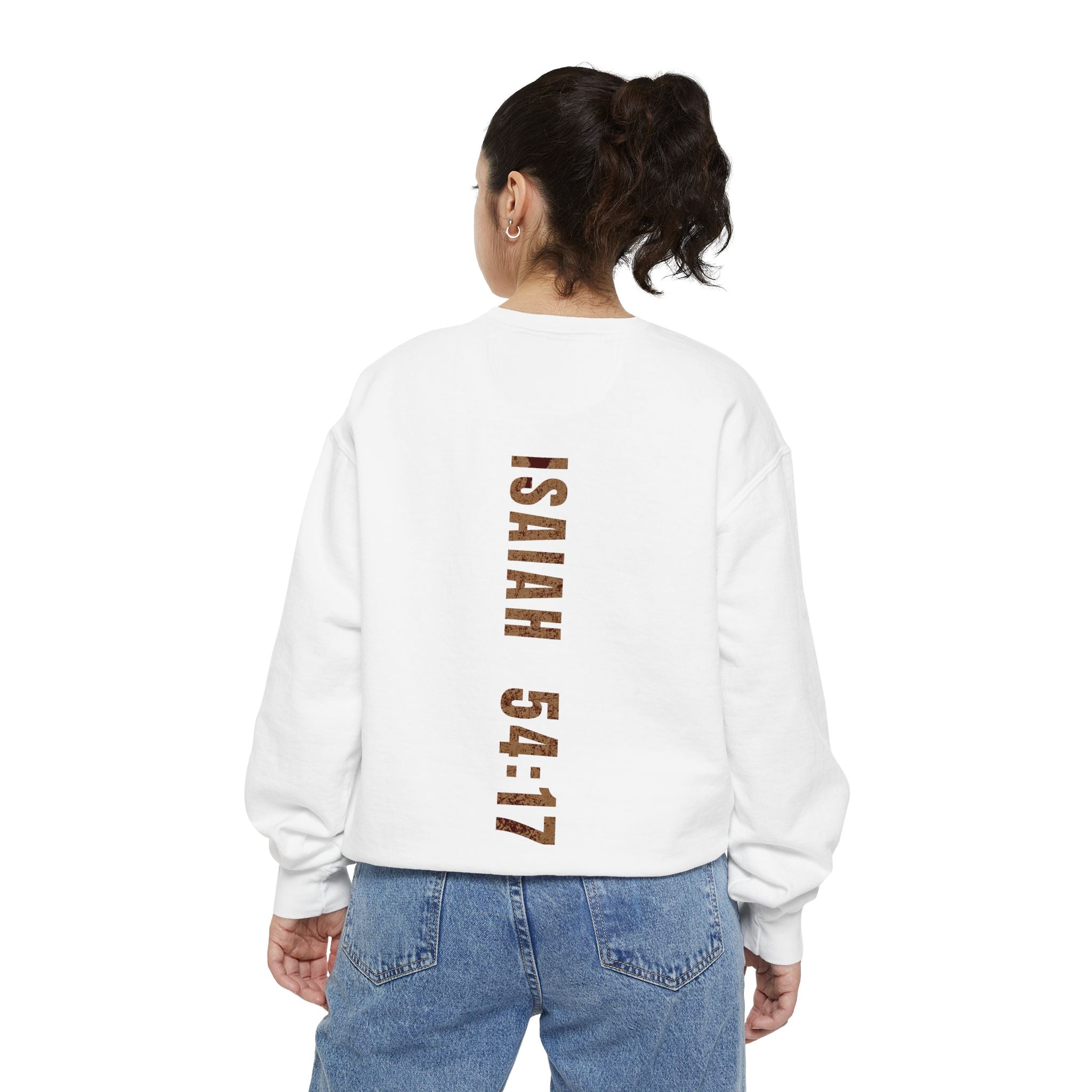 No Weapon Formed Shall Prosper Isaiah 54:17 Crewneck