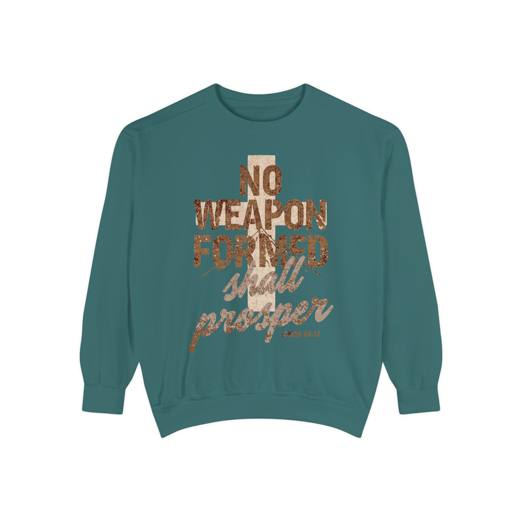 No Weapon Formed Shall Prosper Isaiah 54:17 Crewneck