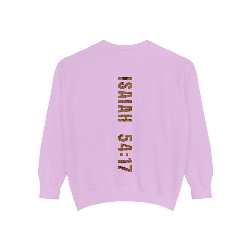 No Weapon Formed Shall Prosper Isaiah 54:17 Crewneck