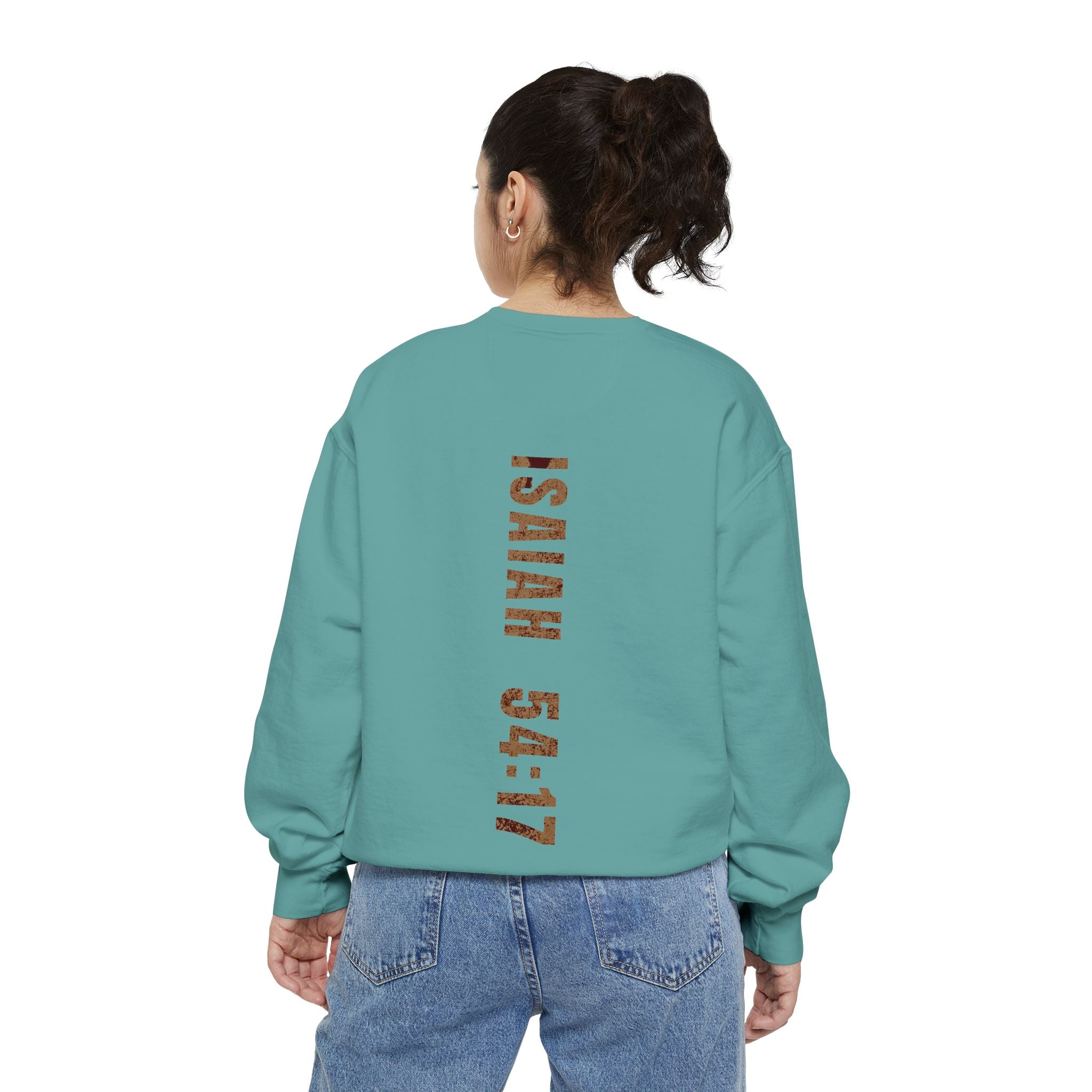 No Weapon Formed Shall Prosper Isaiah 54:17 Crewneck